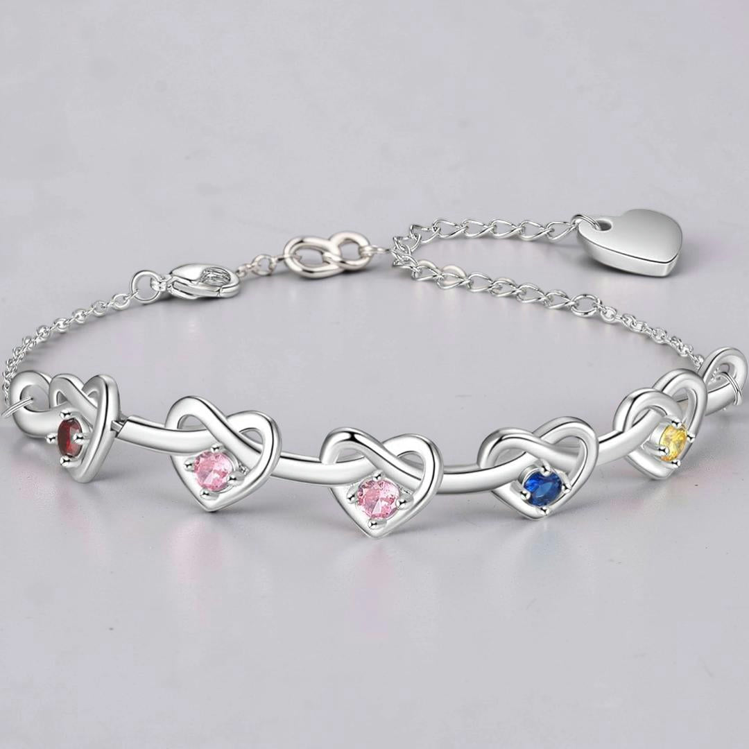 Moederdag Cadeau Armband Geboortesteen Sieraad Gepersonaliseerd - Image 16