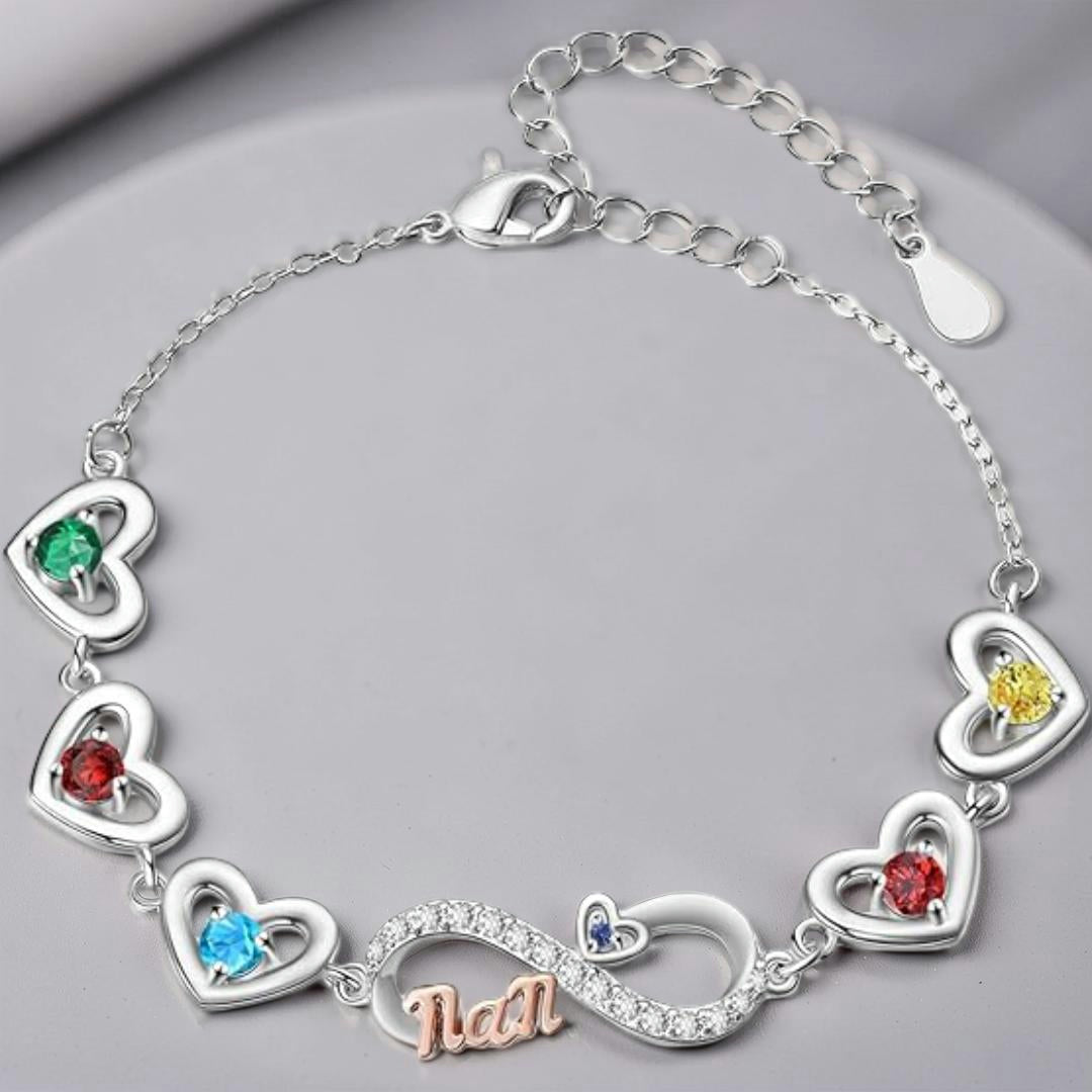 Moederdag Cadeau Armband Geboortesteen Sieraad Gepersonaliseerd - Image 22