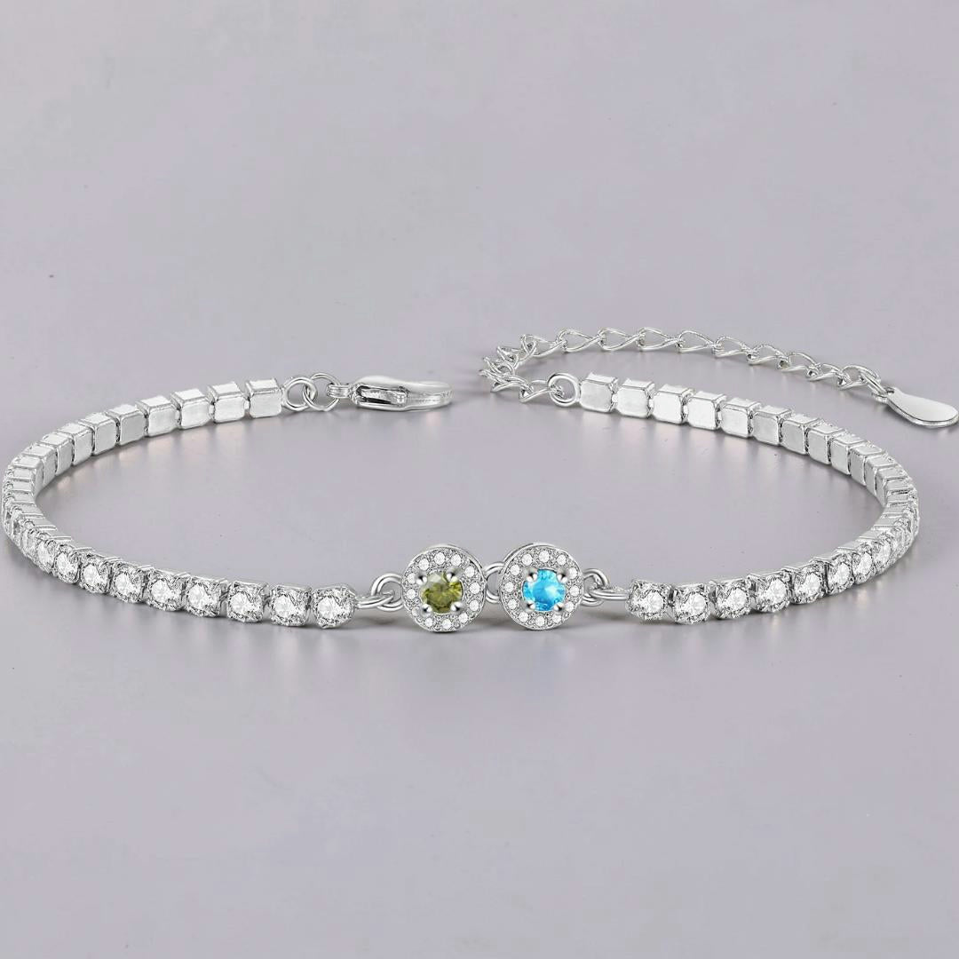 Moederdag Cadeau Armband Geboortesteen Sieraad Gepersonaliseerd - Image 6