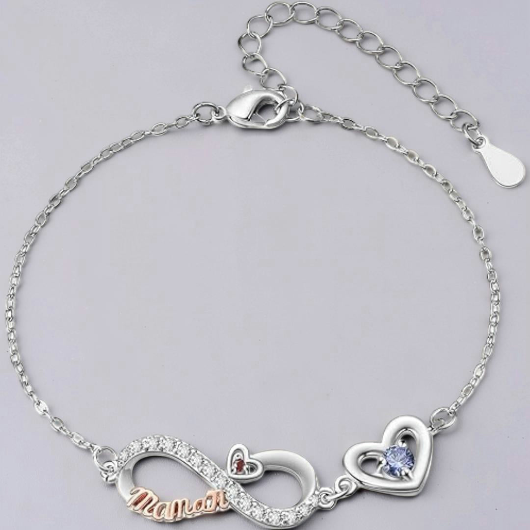 Moederdag Cadeau Armband Geboortesteen Sieraad Gepersonaliseerd - Image 7