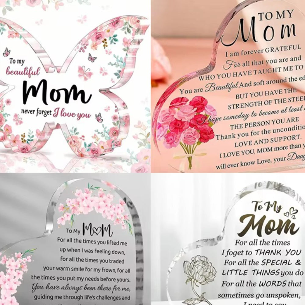 Moederdag Cadeau Decoratie Plaat Puzzle Tekst Blok Display