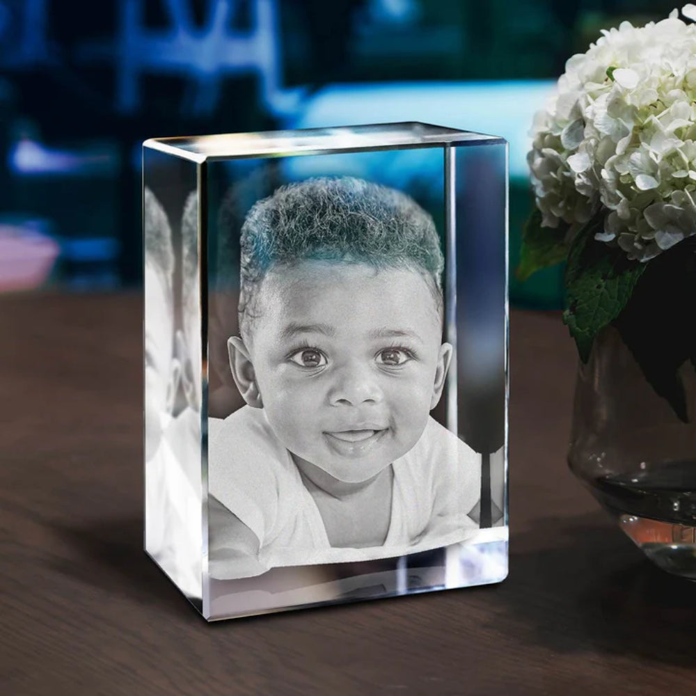 Mother's Day Gift 3D Crystal Photo Frame Personalized Memory