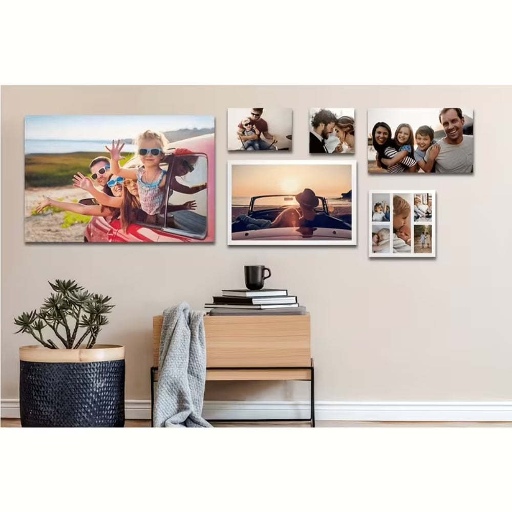 Regalo Festa della Mamma Cornice Foto Tela Personalizzata Decorazione da Parete