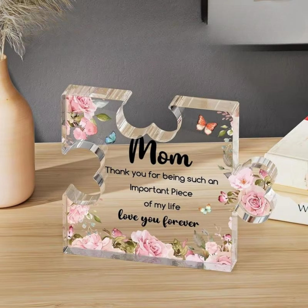 Mother's Day Gift Photo Frame Decoration Personalized Text Plaque