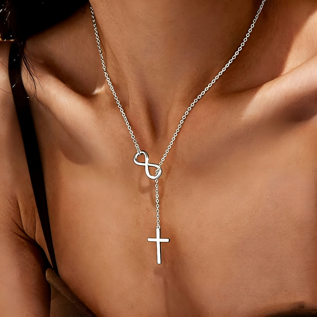 Moederdag Cadeau Ketting Dames Kruis Y Hanger Minimalistisch