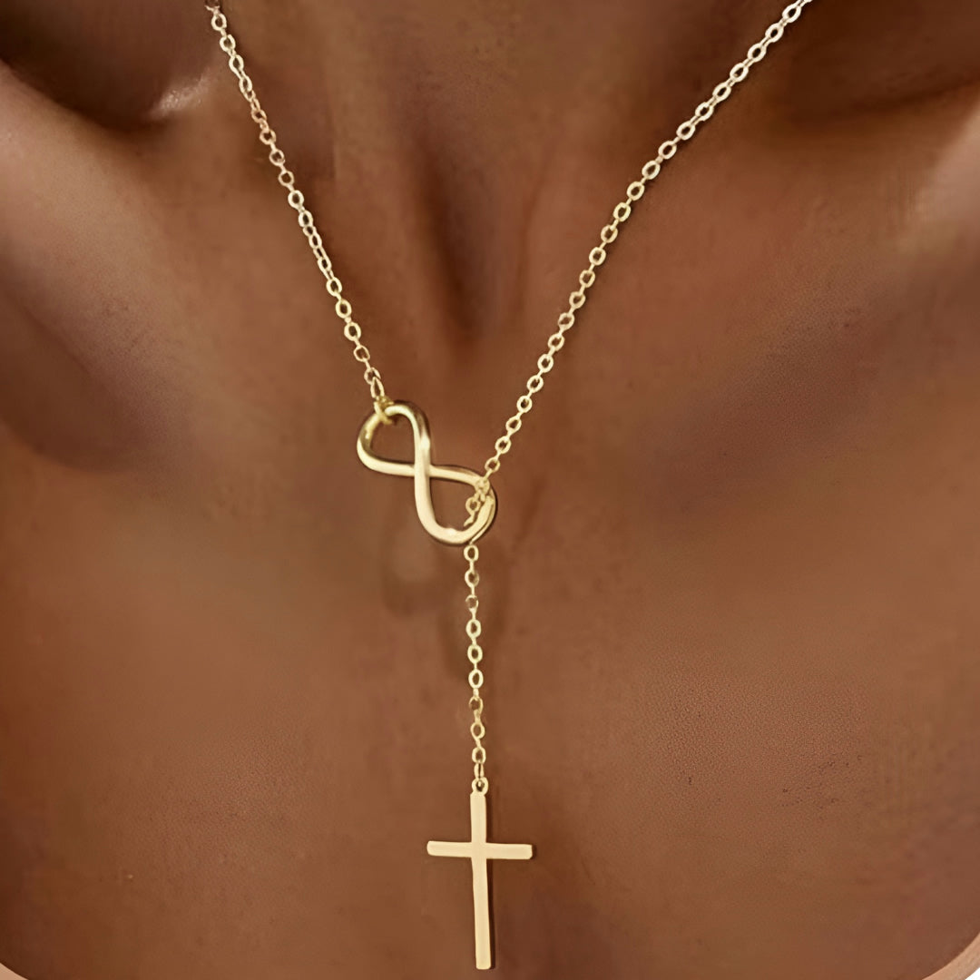 Moederdag Cadeau Ketting Dames Kruis Y Hanger Minimalistisch