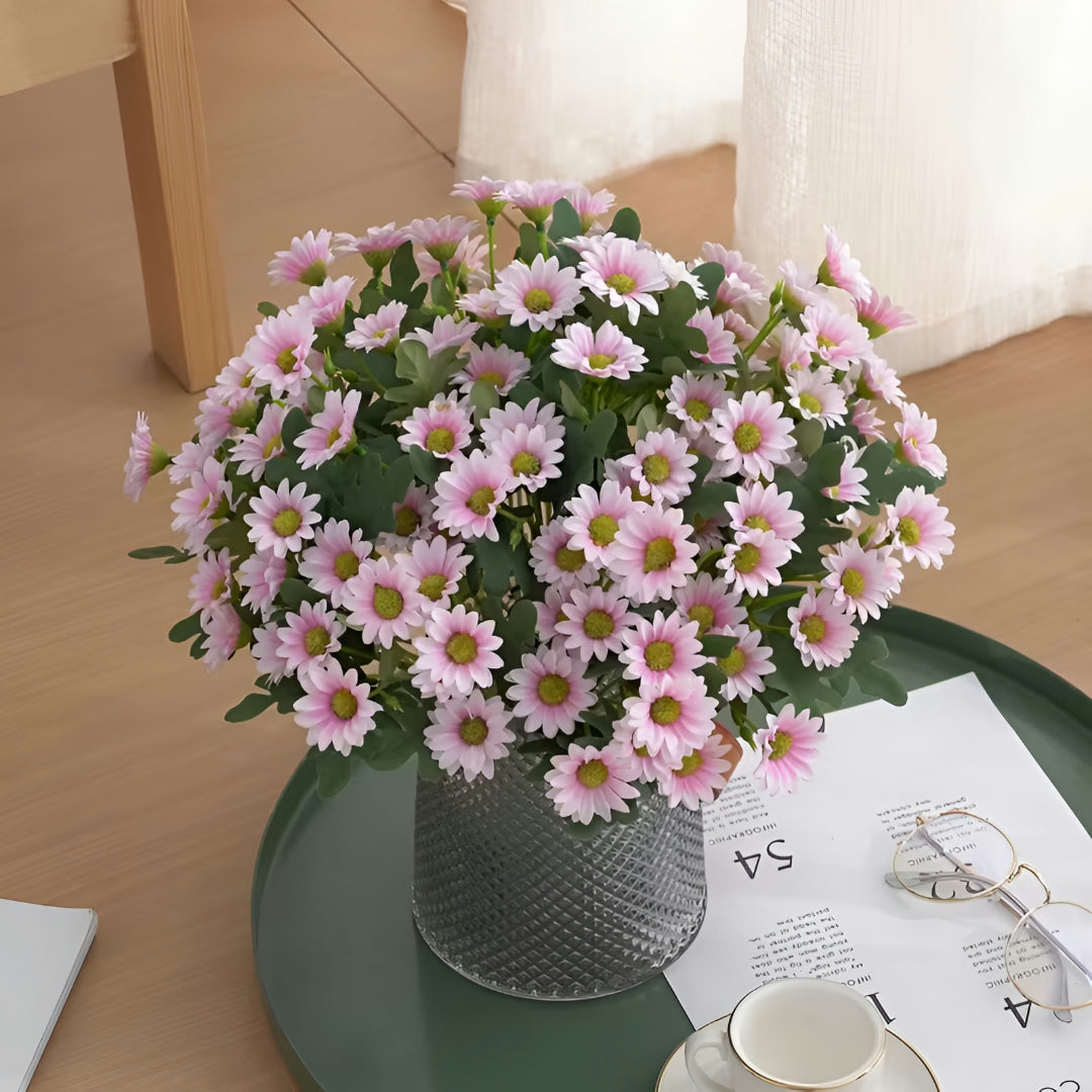 Mother's Day Gift Artificial Flower Bouquet Daisy Table Decoration