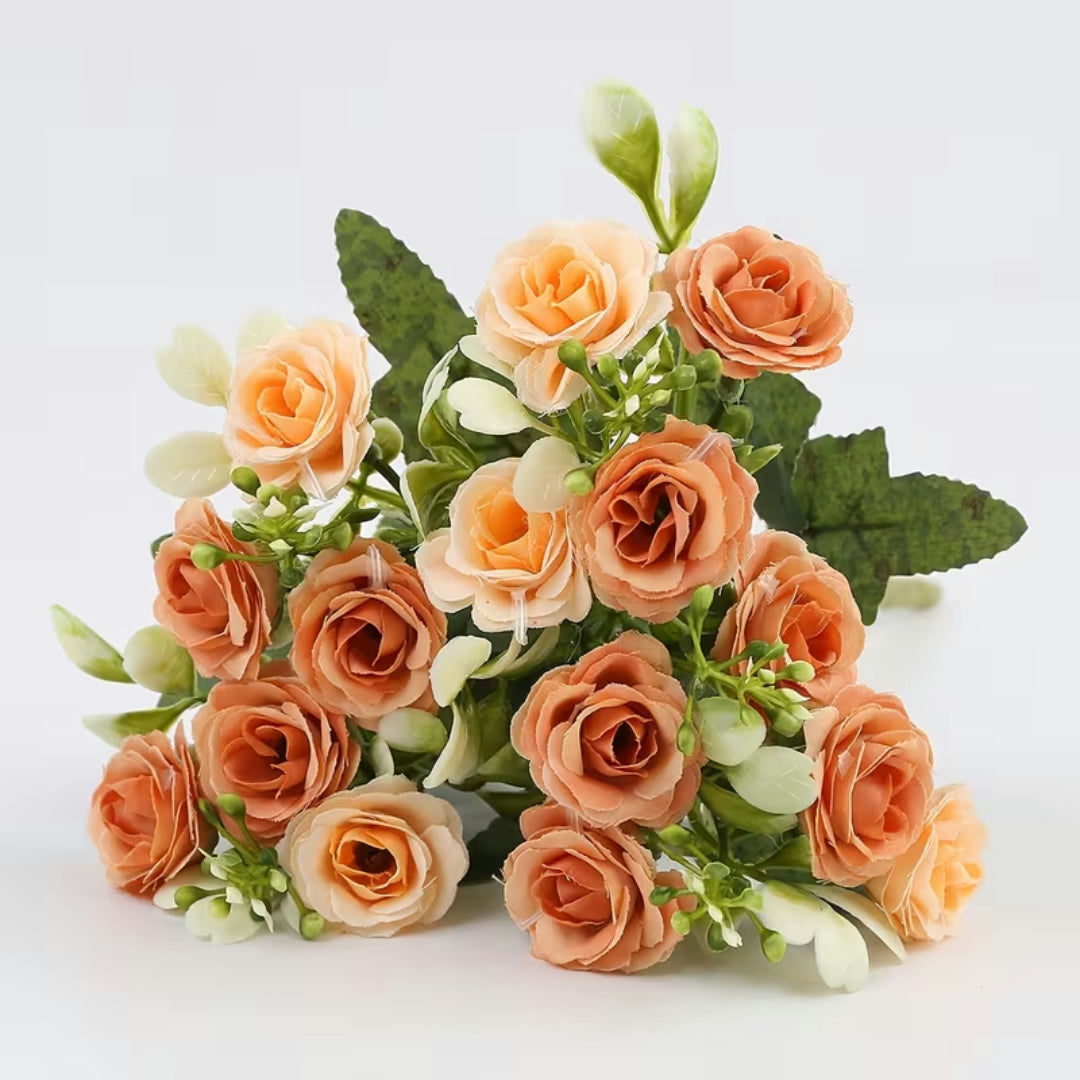 Mother's Day Gift Artificial Flower Rose Bouquet Table Decoration
