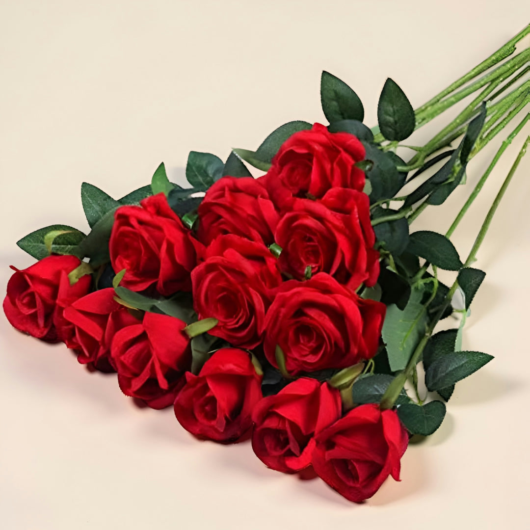 Mother's Day Gift Artificial Flower Rose Bouquet Home Decoration