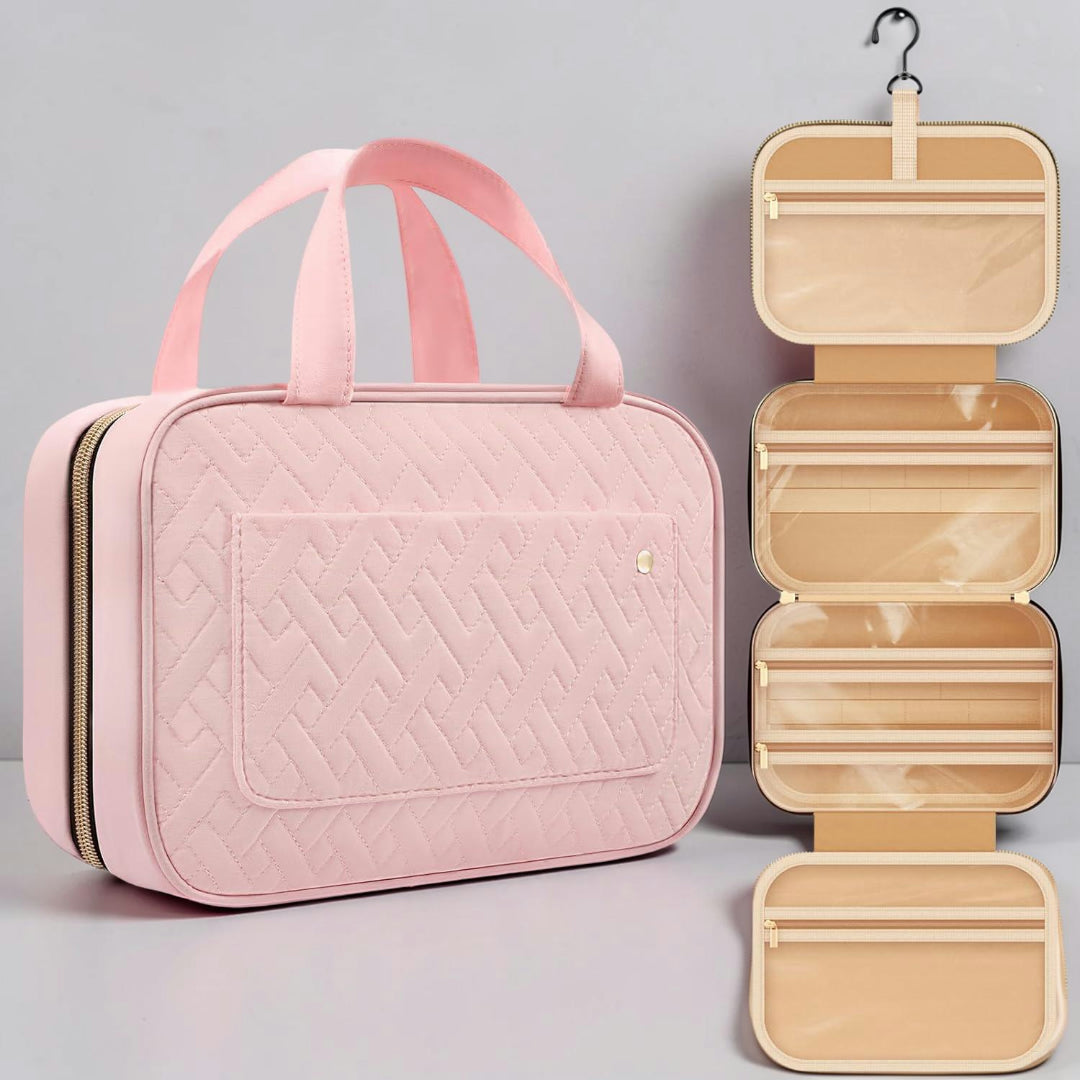 Presente Dia da Mãe Bolsa de Maquilhagem Organizador Suspenso Necessaire de Viagem