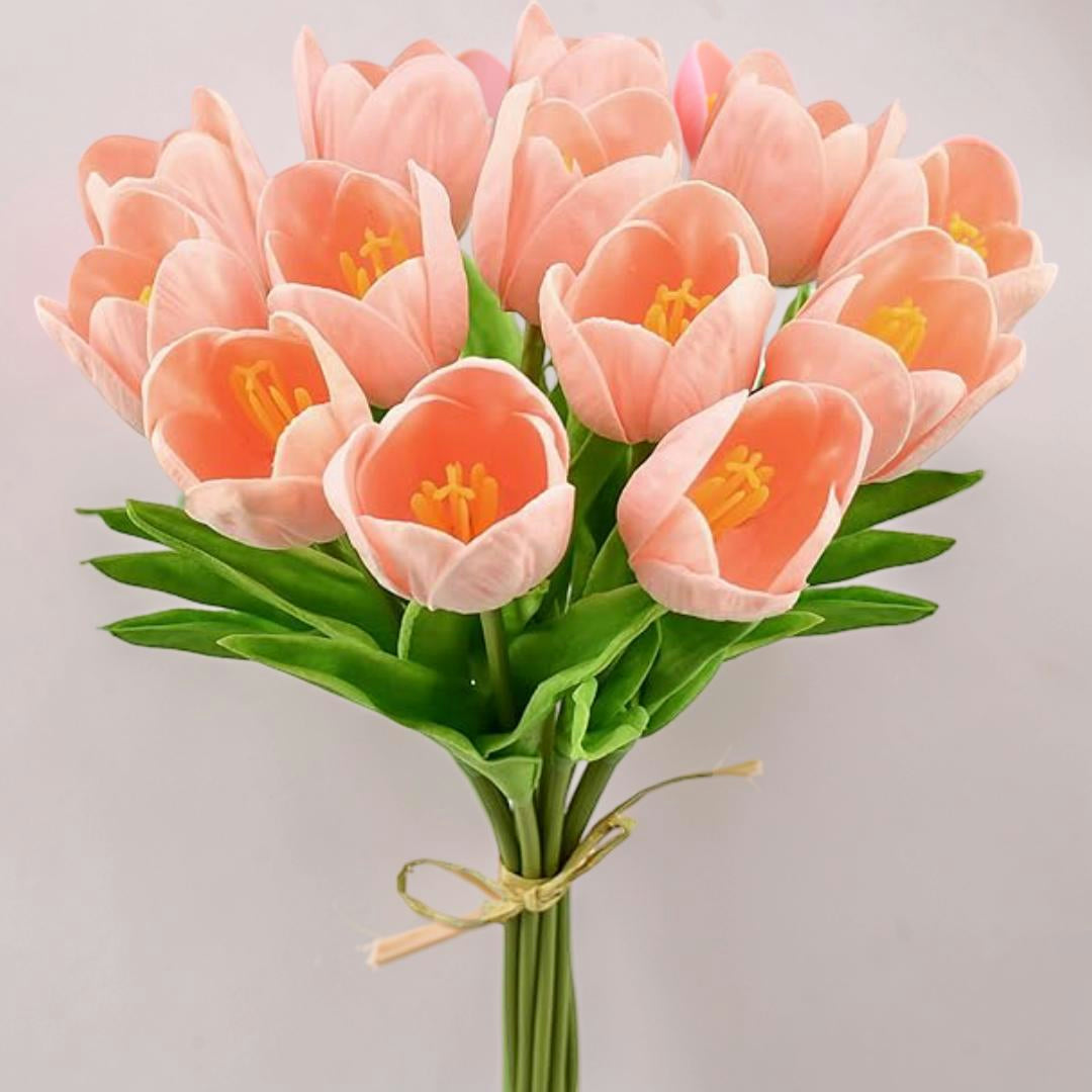 Regalo Festa della Mamma Mazzo di Tulipani Arte Decorazione da Tavolo