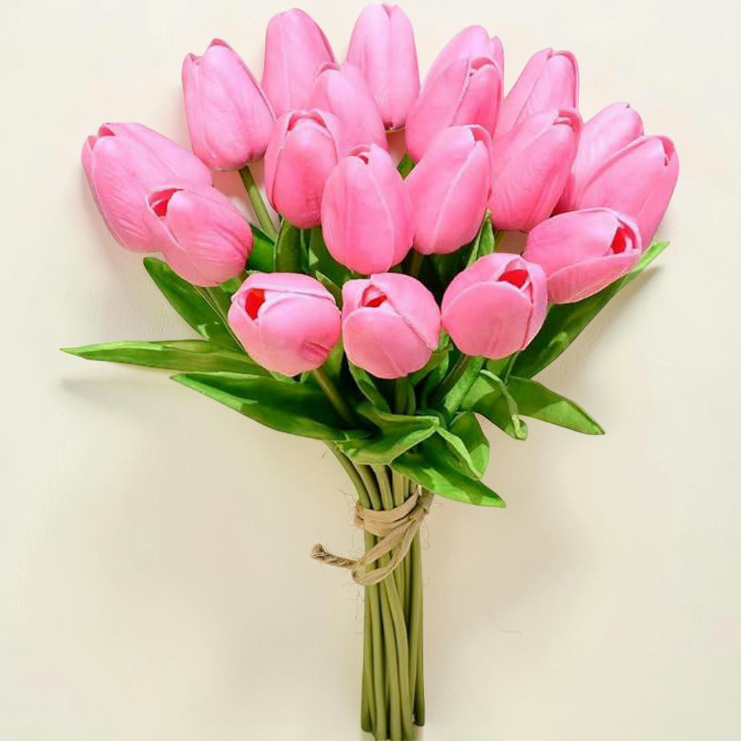 Regalo Festa della Mamma Mazzo di Tulipani Arte Decorazione da Tavolo