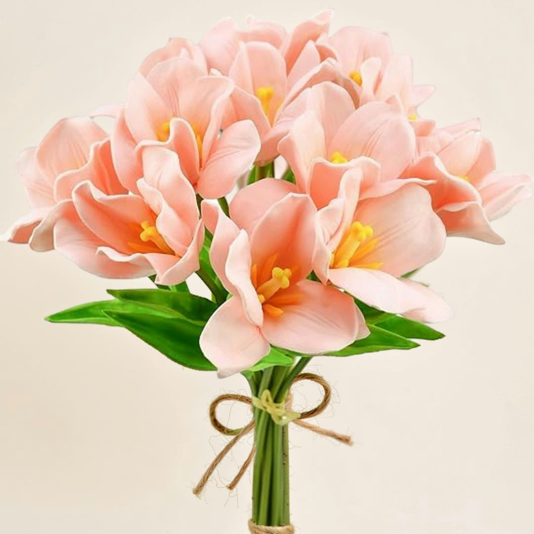 Regalo Festa della Mamma Mazzo di Tulipani Arte Decorazione da Tavolo