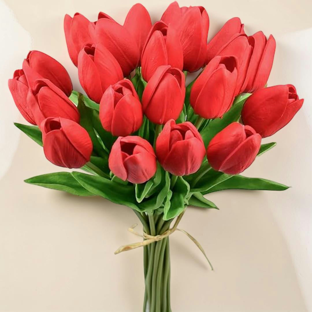 Regalo Festa della Mamma Mazzo di Tulipani Arte Decorazione da Tavolo