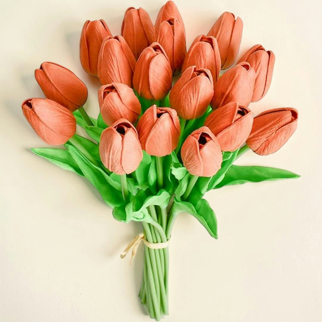 Regalo Festa della Mamma Mazzo di Tulipani Arte Decorazione da Tavolo