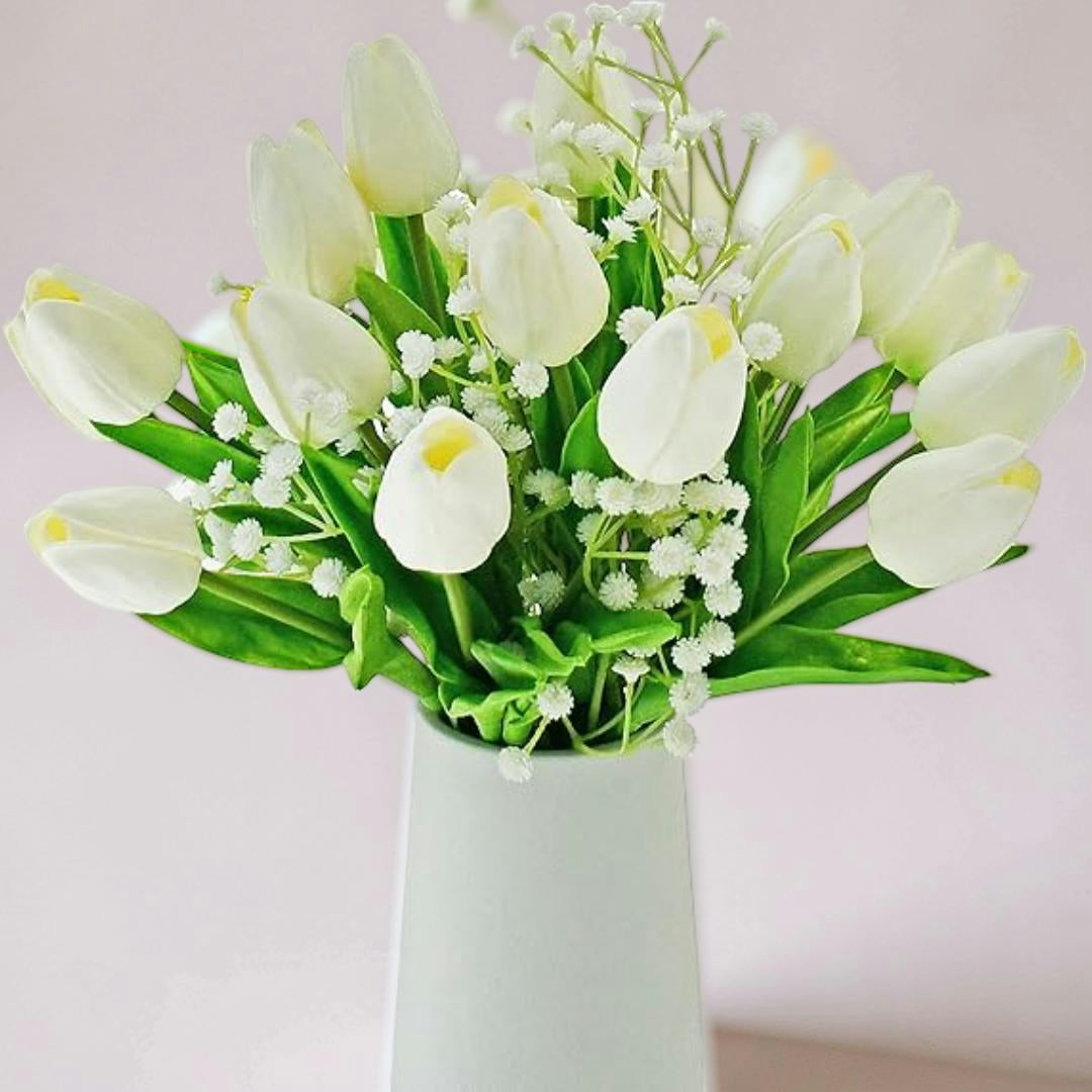 Regalo Festa della Mamma Mazzo di Tulipani Arte Decorazione da Tavolo