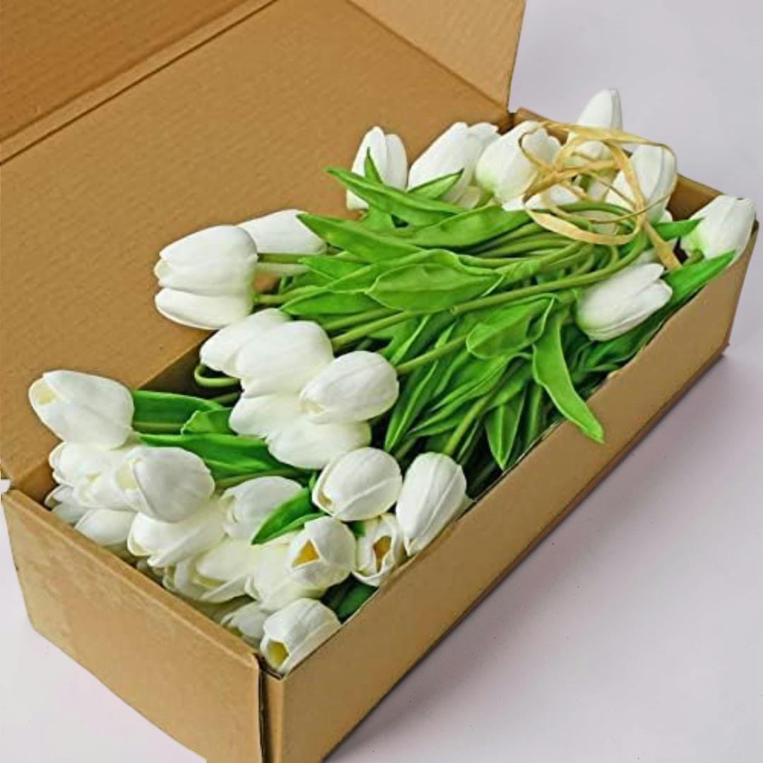 Regalo Festa della Mamma Mazzo di Tulipani Arte Decorazione da Tavolo