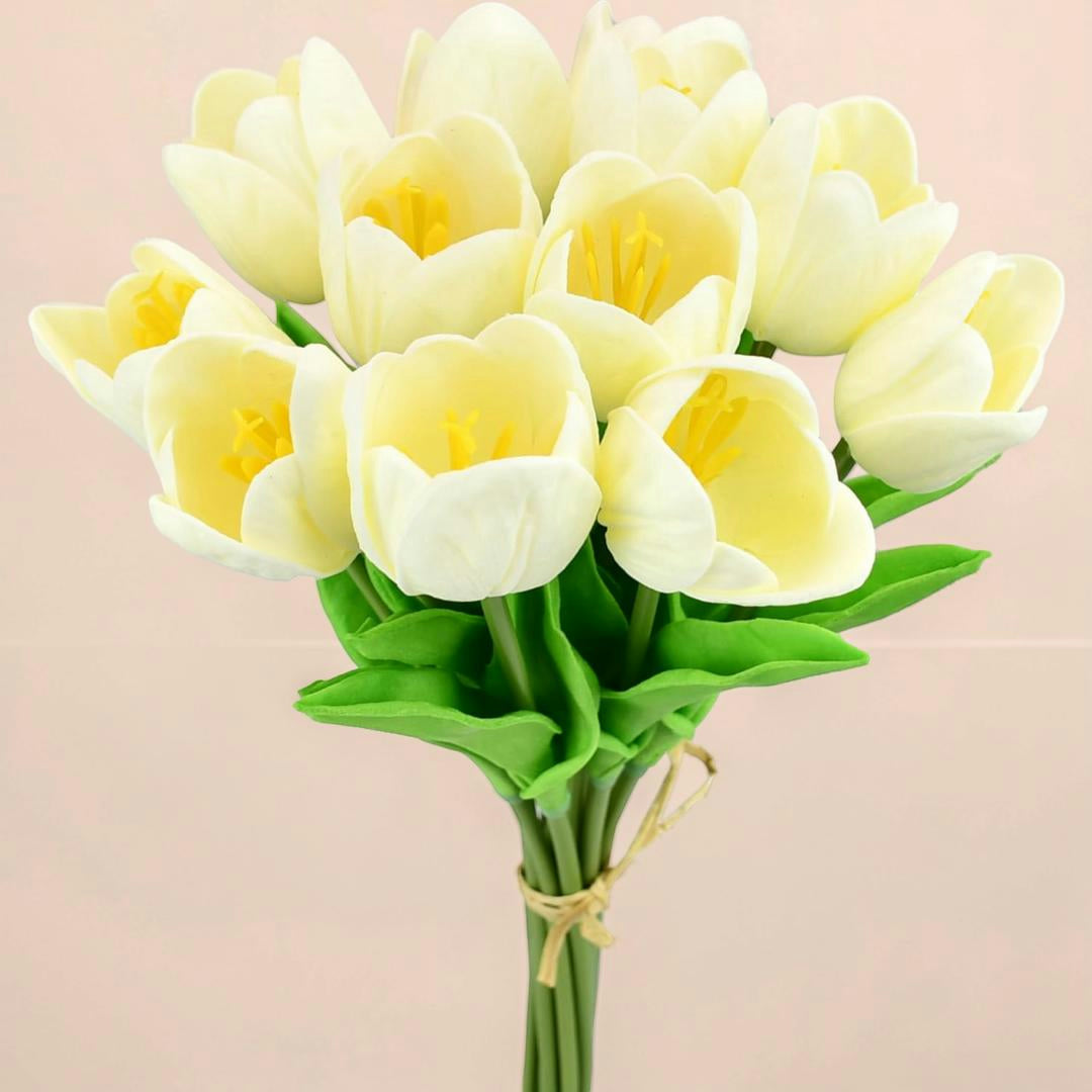 Regalo Festa della Mamma Mazzo di Tulipani Arte Decorazione da Tavolo