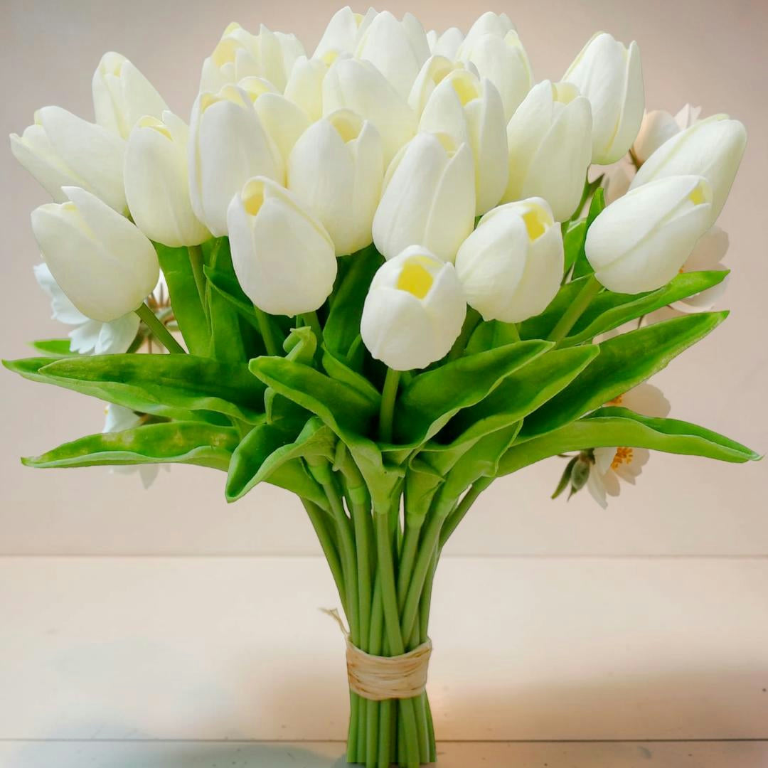 Regalo Festa della Mamma Mazzo di Tulipani Arte Decorazione da Tavolo
