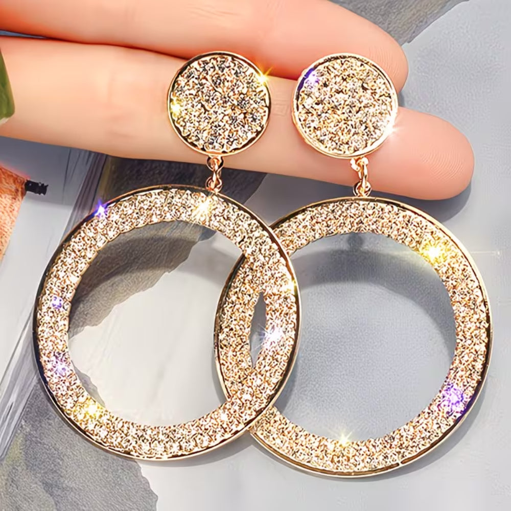 Mother's Day Gift Earrings Women Drop Round Geometric