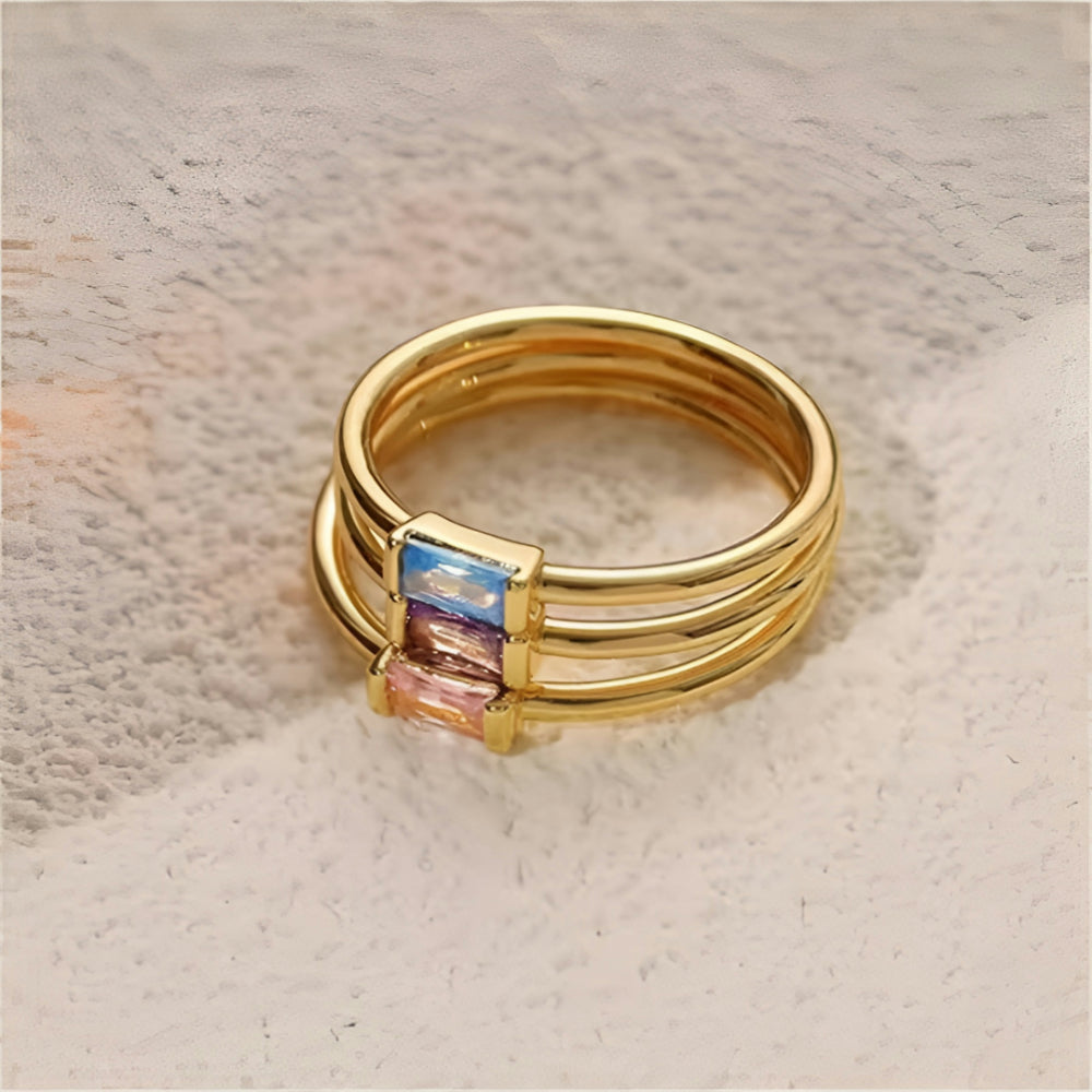 Mother's Day Gift Ring Women Adjustable Minimalist Slim Ring