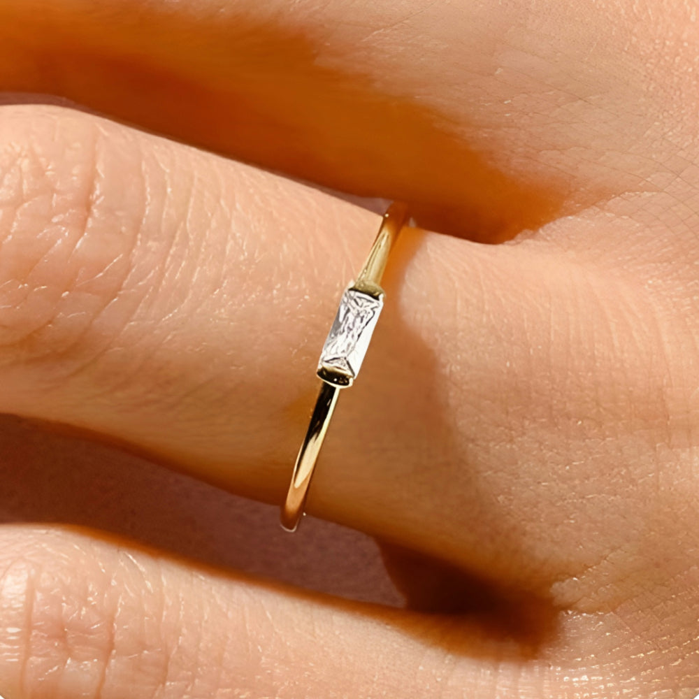 Mother's Day Gift Ring Women Adjustable Minimalist Slim Ring