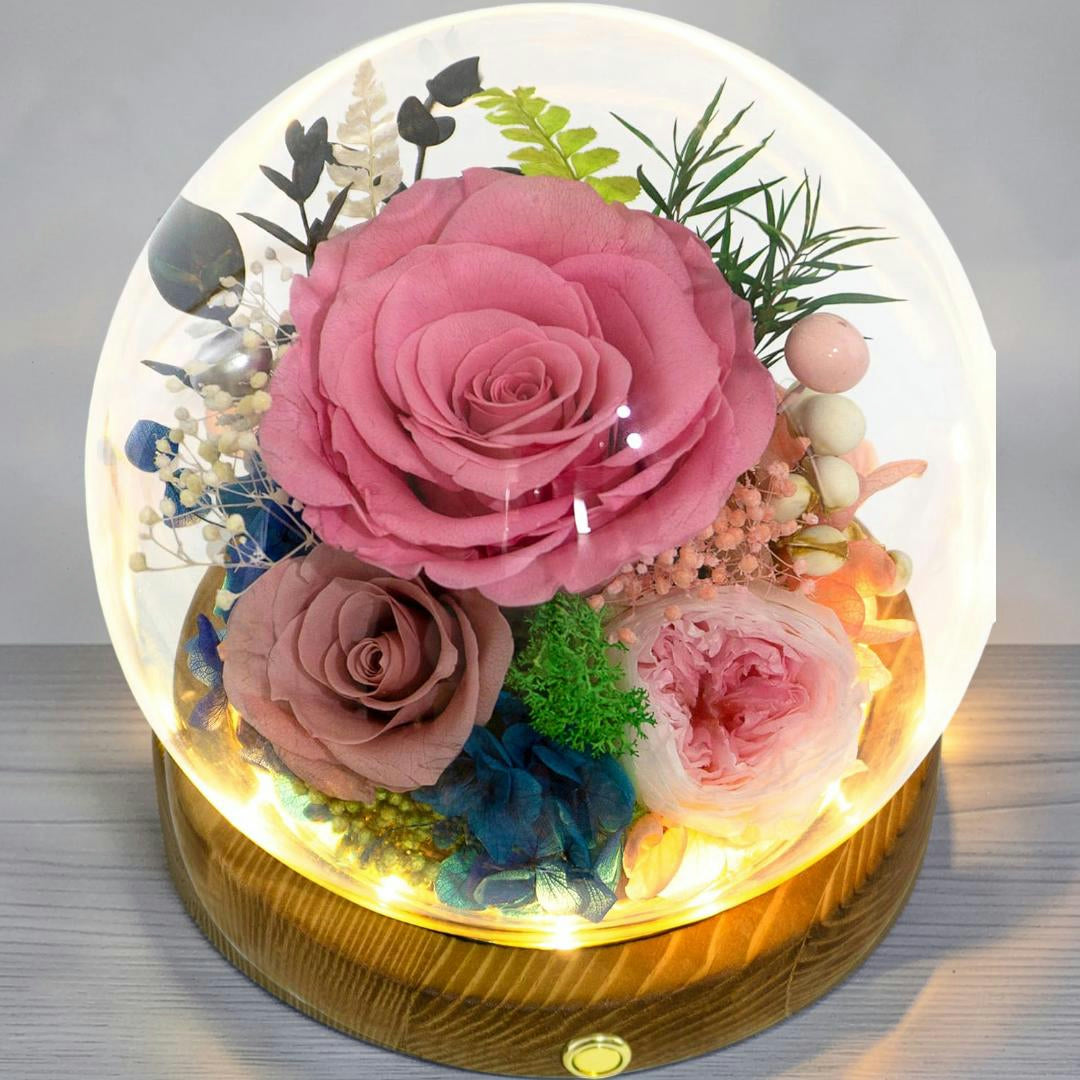 Moederdag Cadeau Rozen Stolp Lamp Decoratie Geschenkset - Image 14