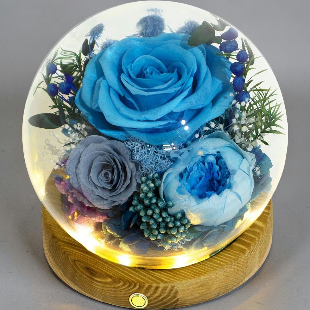 Moederdag Cadeau Rozen Stolp Lamp Decoratie Geschenkset - Image 4