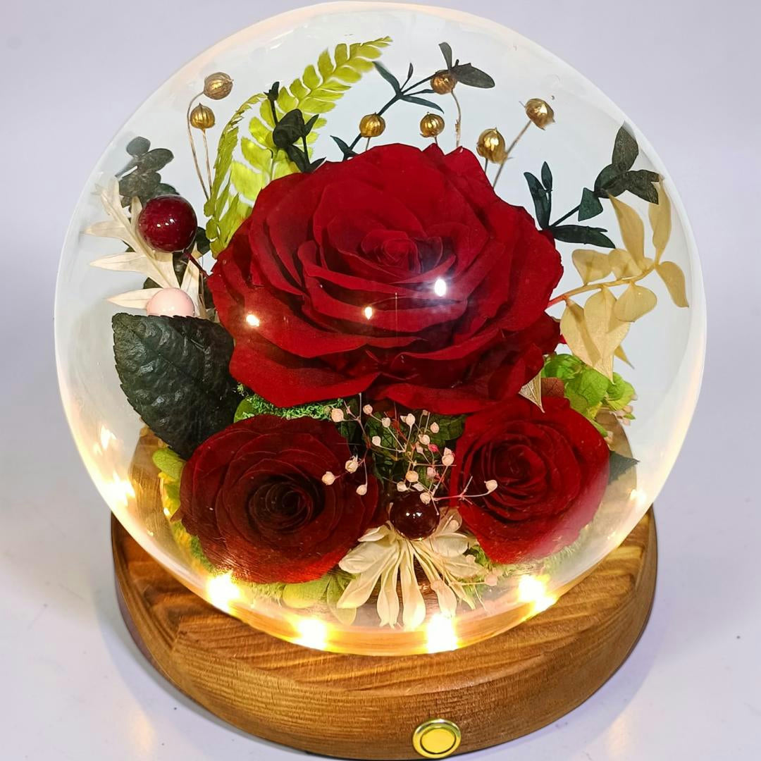 Moederdag Cadeau Rozen Stolp Lamp Decoratie Geschenkset - Image 6