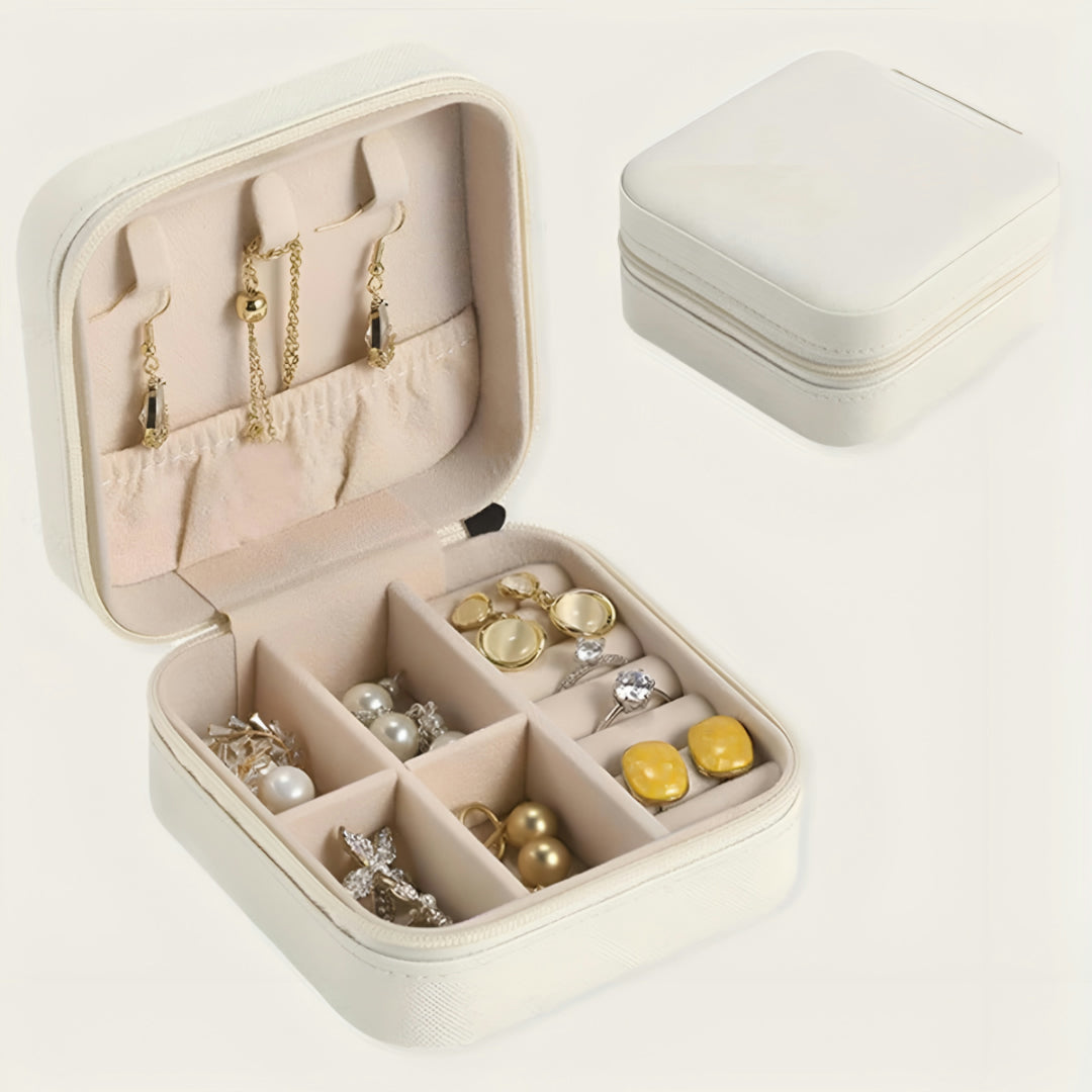 Moederdag Cadeau Sieraden Doos Organizer Reis Opbergdoos Rits