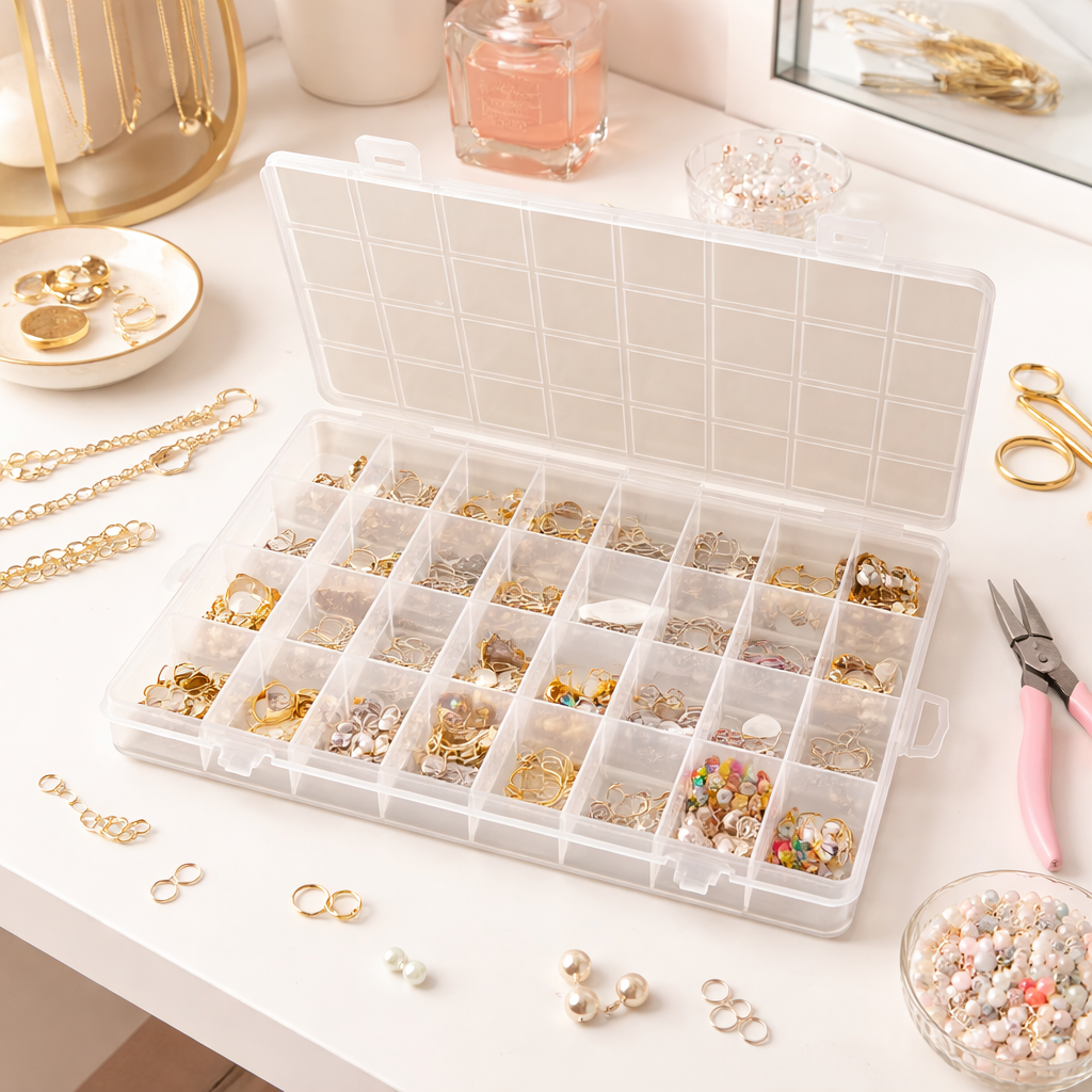 Moederdag Cadeau Sieraden Opbergdoos Organizer Vakken Doos