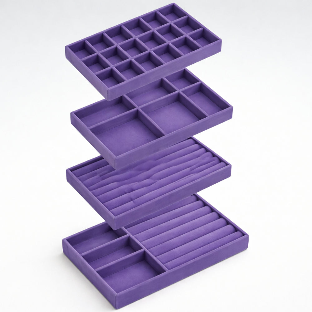 Set Cassetto Organizer per Gioielli Regalo Festa della Mamma con Scomparti