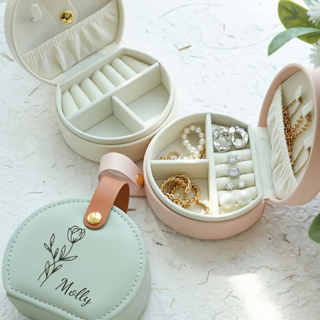 Scatola portagioie regalo per la Festa della Mamma Organizer da viaggio personalizzato