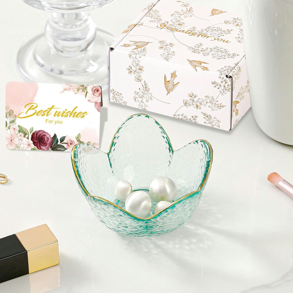 Mother's Day Gift Jewelry Holder Flower Dish Ring Storage Tray