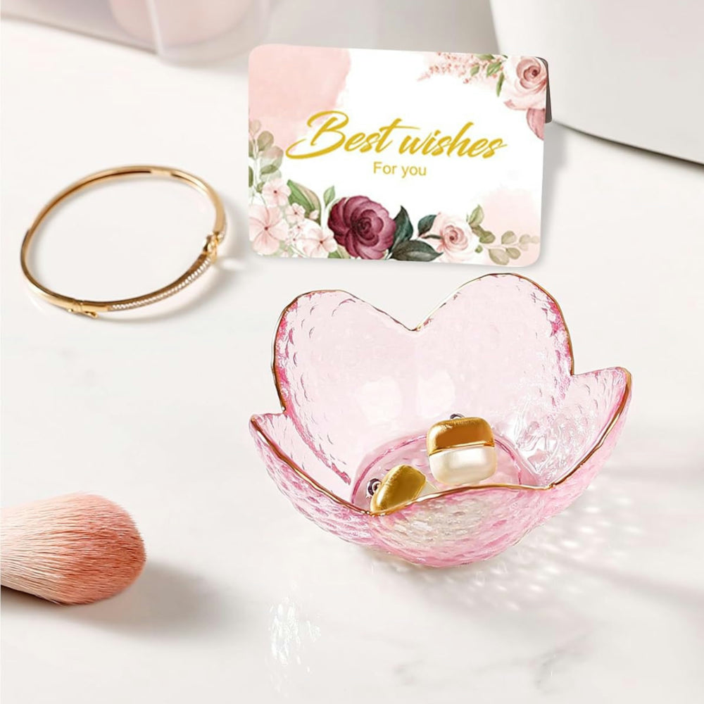 Mother's Day Gift Jewelry Holder Flower Dish Ring Storage Tray