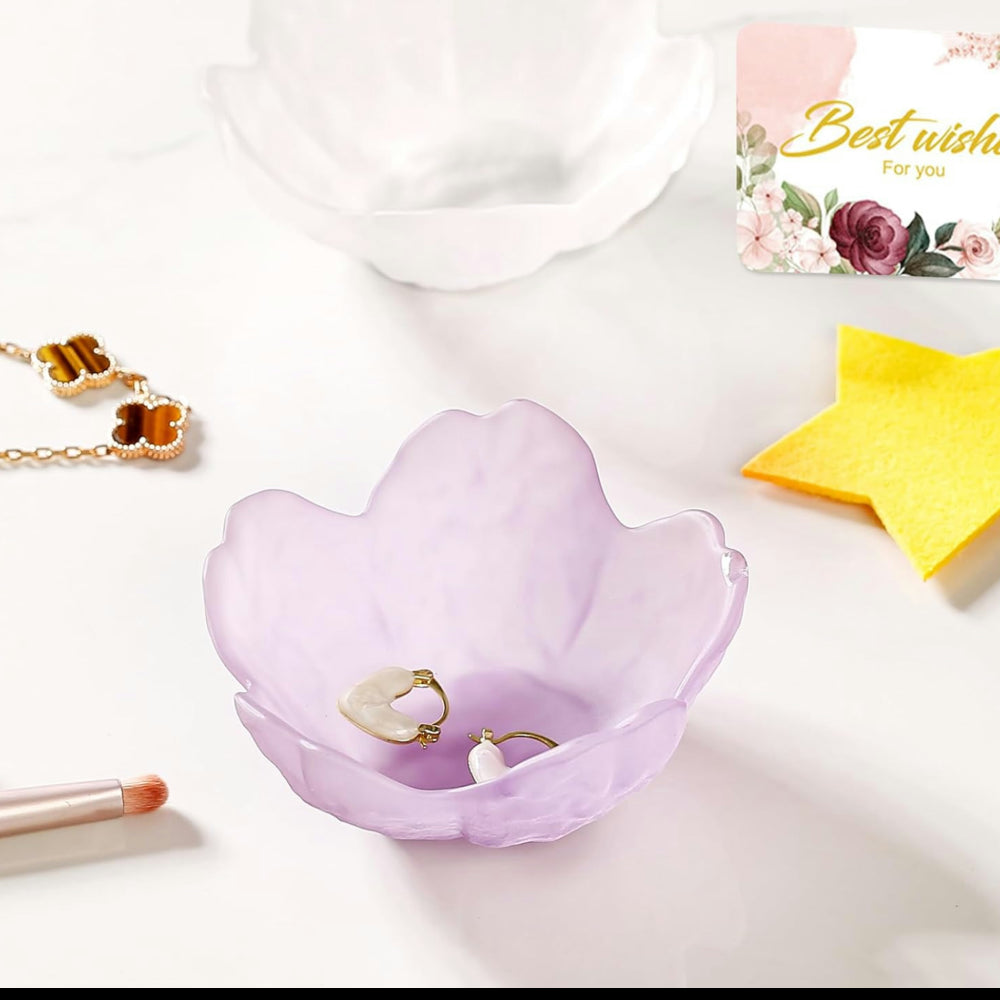 Mother's Day Gift Jewelry Holder Flower Dish Ring Storage Tray