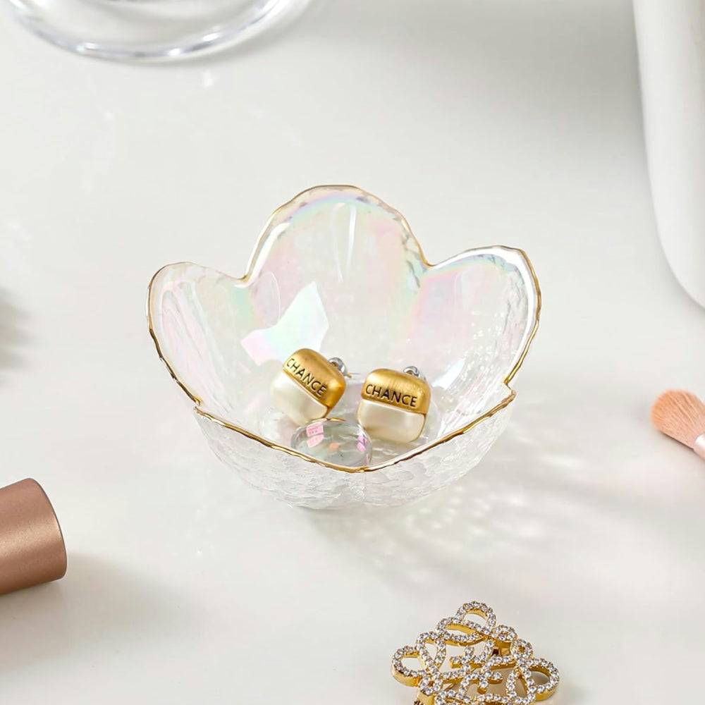 Mother's Day Gift Jewelry Holder Flower Dish Ring Storage Tray