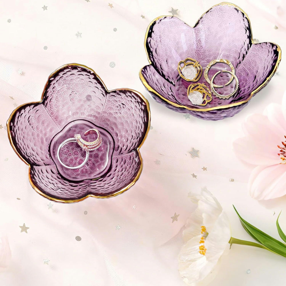 Mother's Day Gift Jewelry Holder Flower Dish Ring Storage Tray