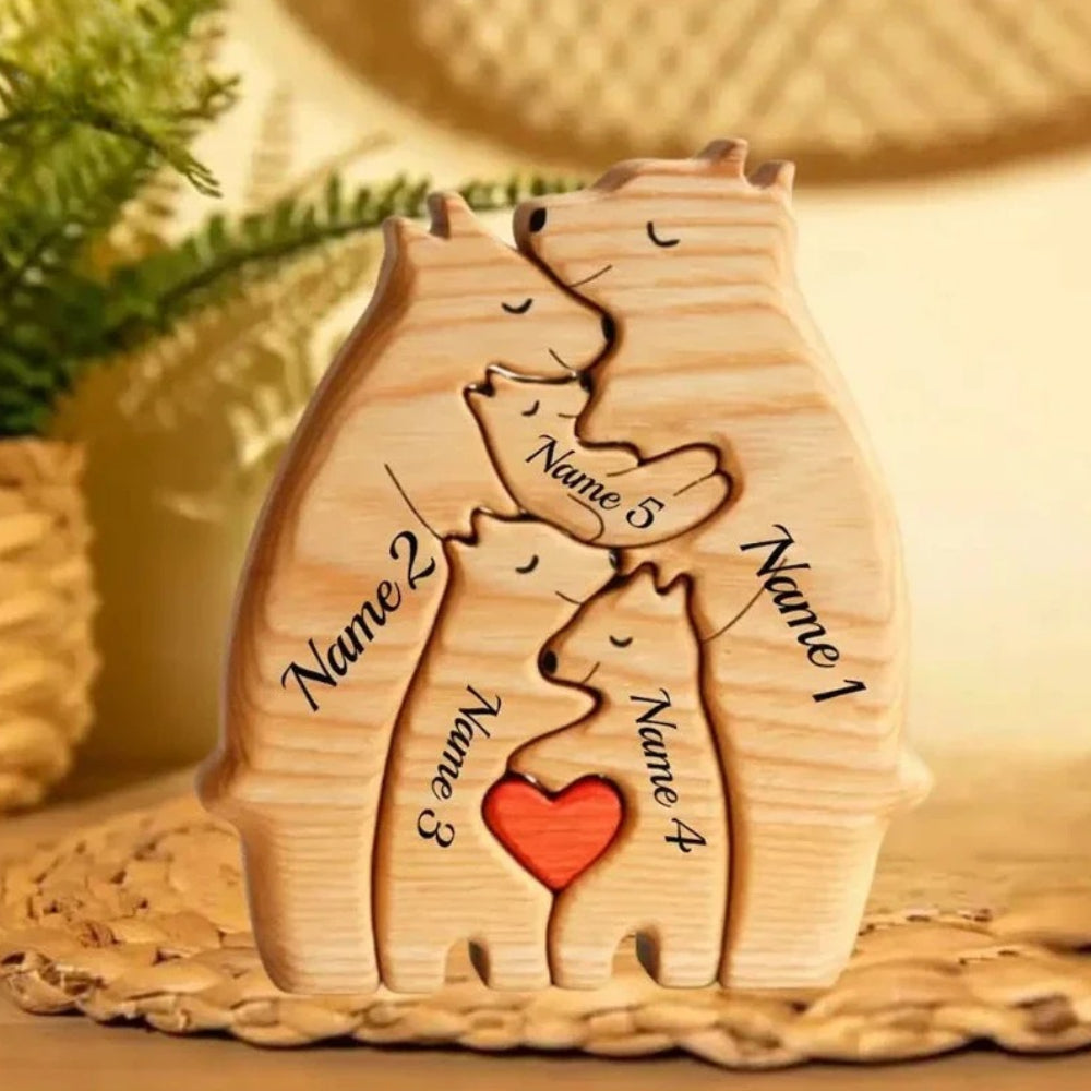 Decorazione da Parete Regalo Festa della Mamma Famiglia Targa Personalizzata con Nome