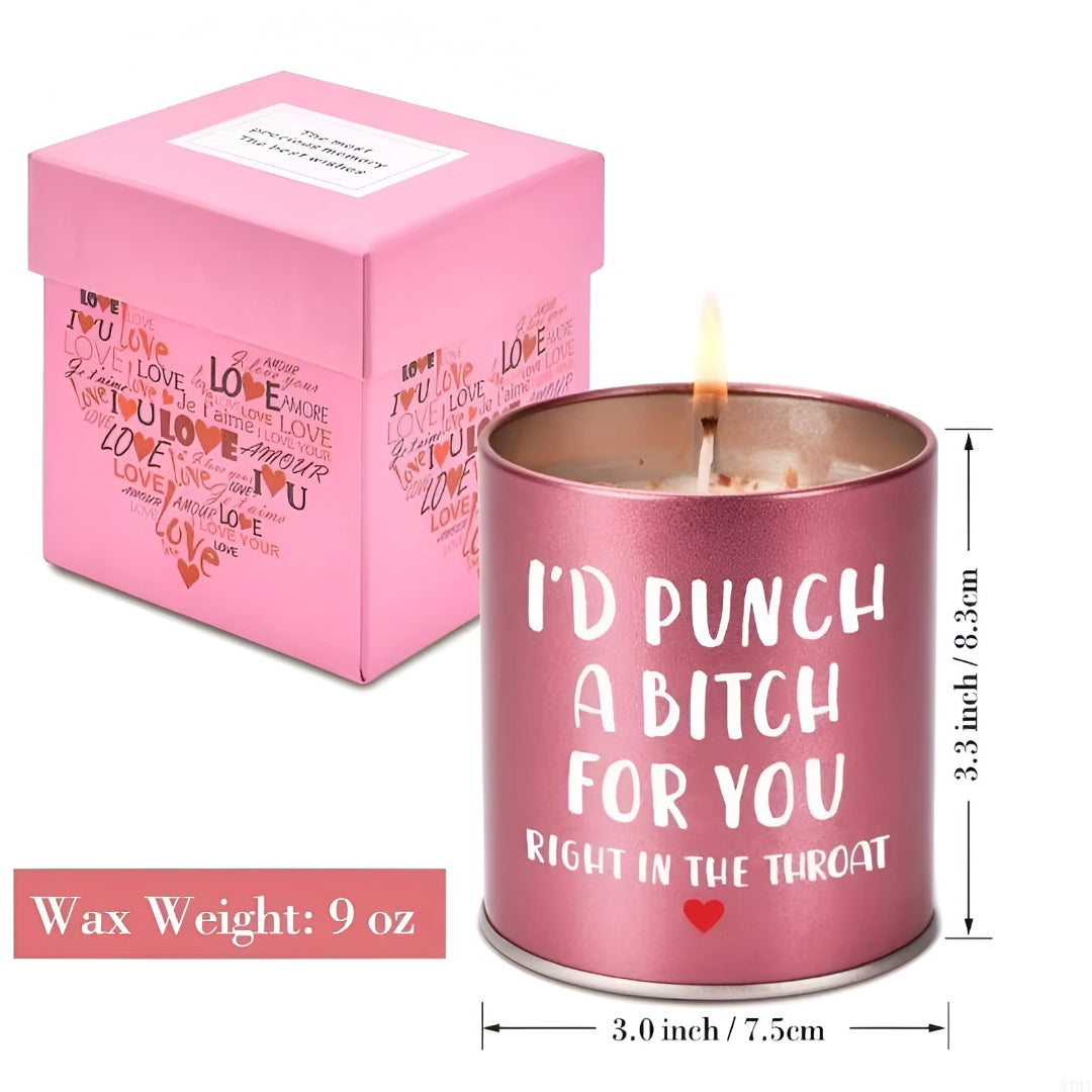 Mother's Day Scented Candle Gift Glass Jar Decoration Aromatherapy