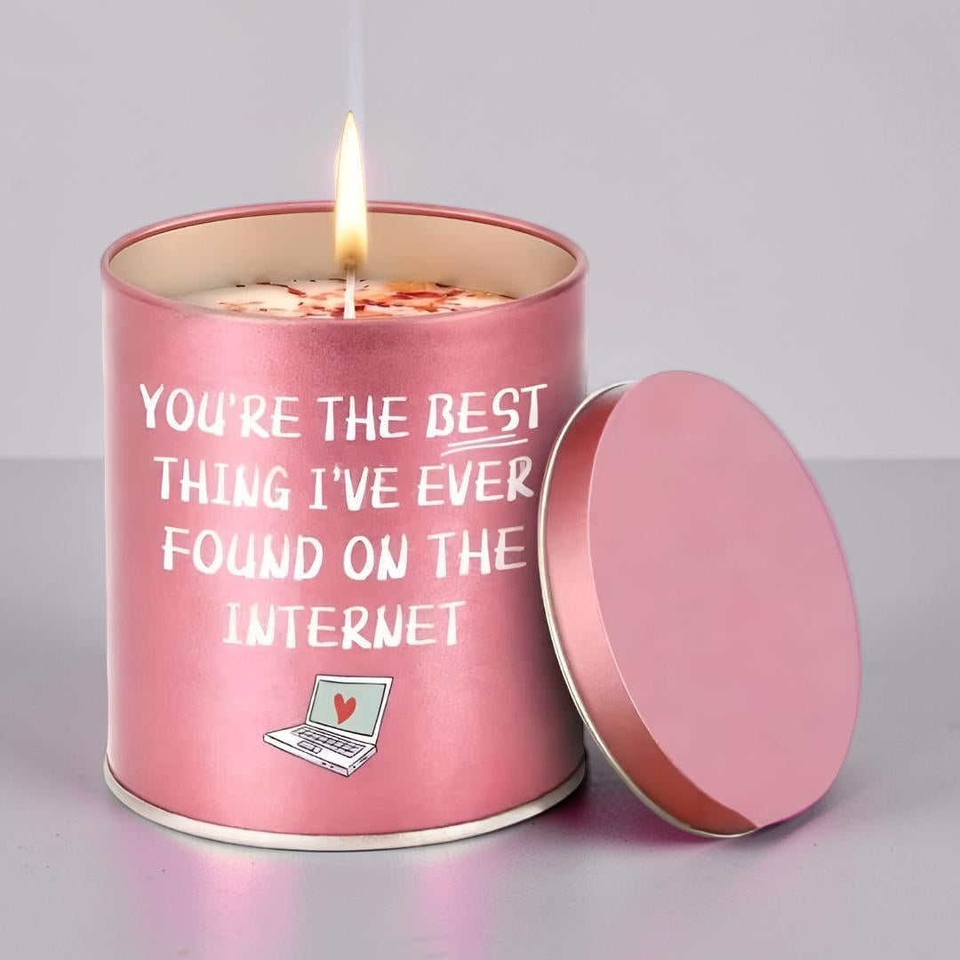 Mother's Day Scented Candle Gift Glass Jar Decoration Aromatherapy
