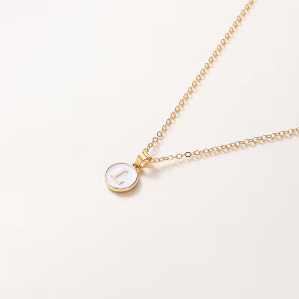 Collana Regalo Festa della Mamma Donna Regolabile Ciondolo Iniziale Smalto