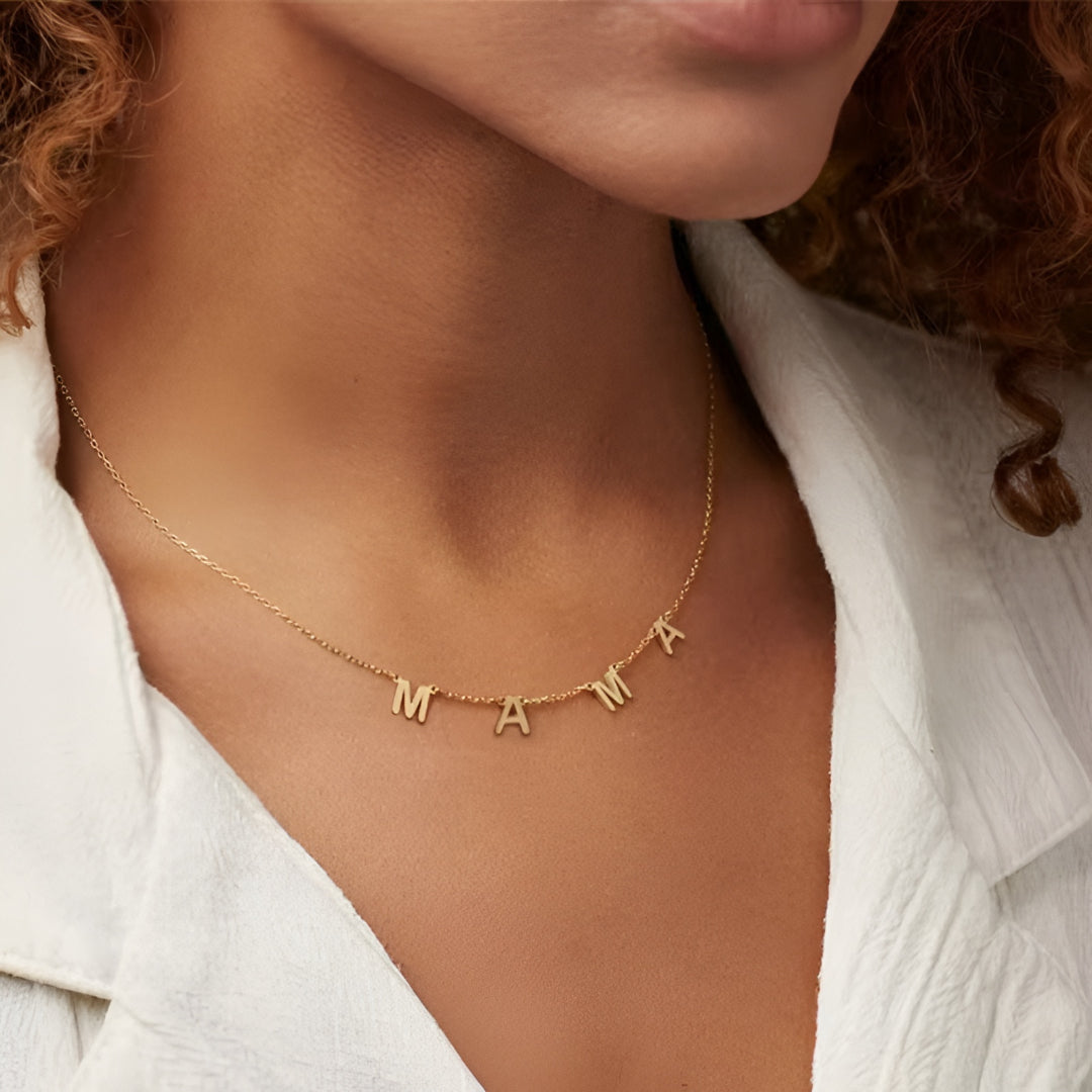 Mother's Day Necklace Mom Letter Name Jewelry Women Gift