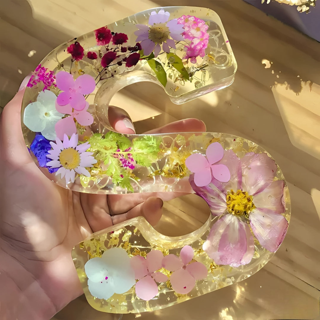 Mother's Day LED Letter Lamp Flower Decoration Night Light Personalized