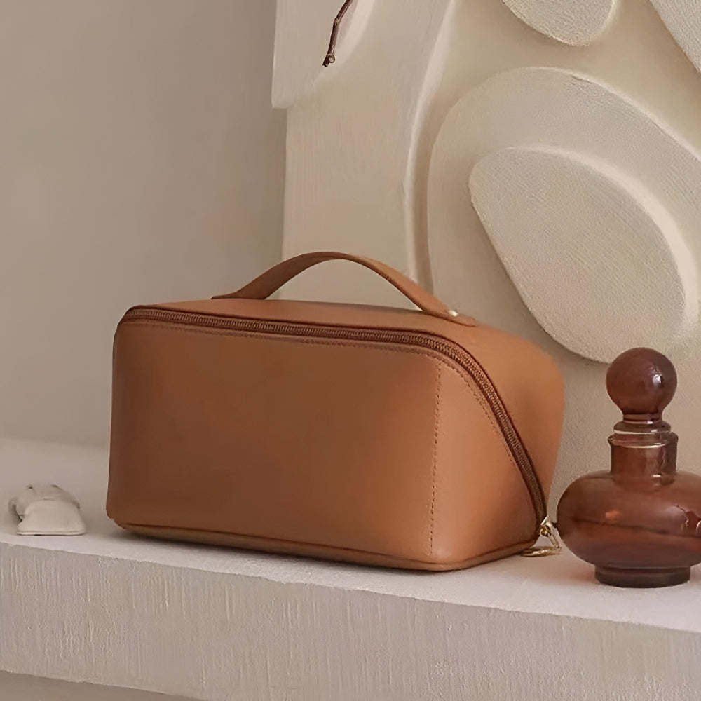 Borsa Trucco Organizer Donna Viaggio Doppio Scomparto