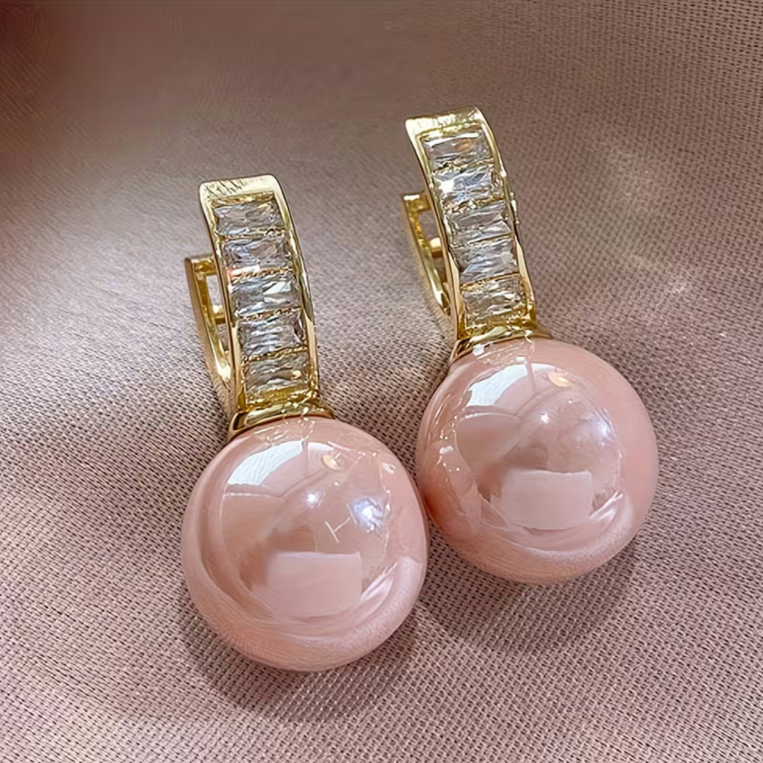 Moederdag Oorbellen Parel Hangers Elegant Chique Cadeau