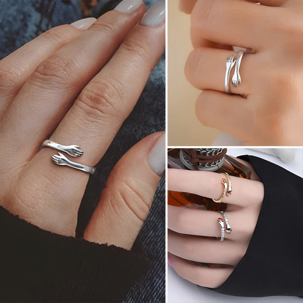 Moederdag Ring Dames Verstelbaar Knuffel Design Sieraad Cadeau
