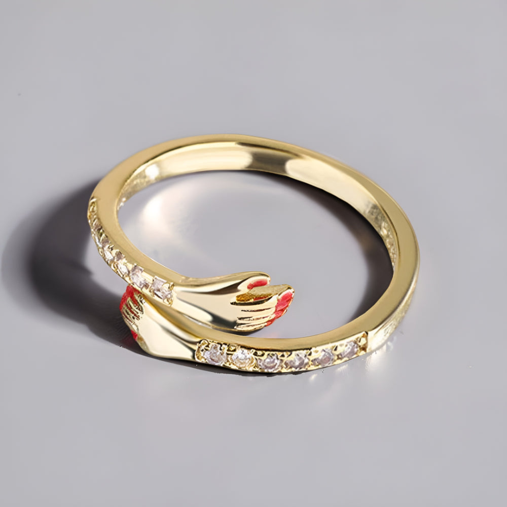 Moederdag Ring Dames Verstelbaar Knuffel Design Sieraad Cadeau