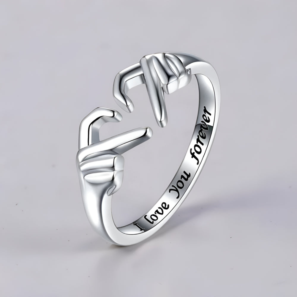 Moederdag Ring Dames Verstelbaar Knuffel Design Sieraad Cadeau
