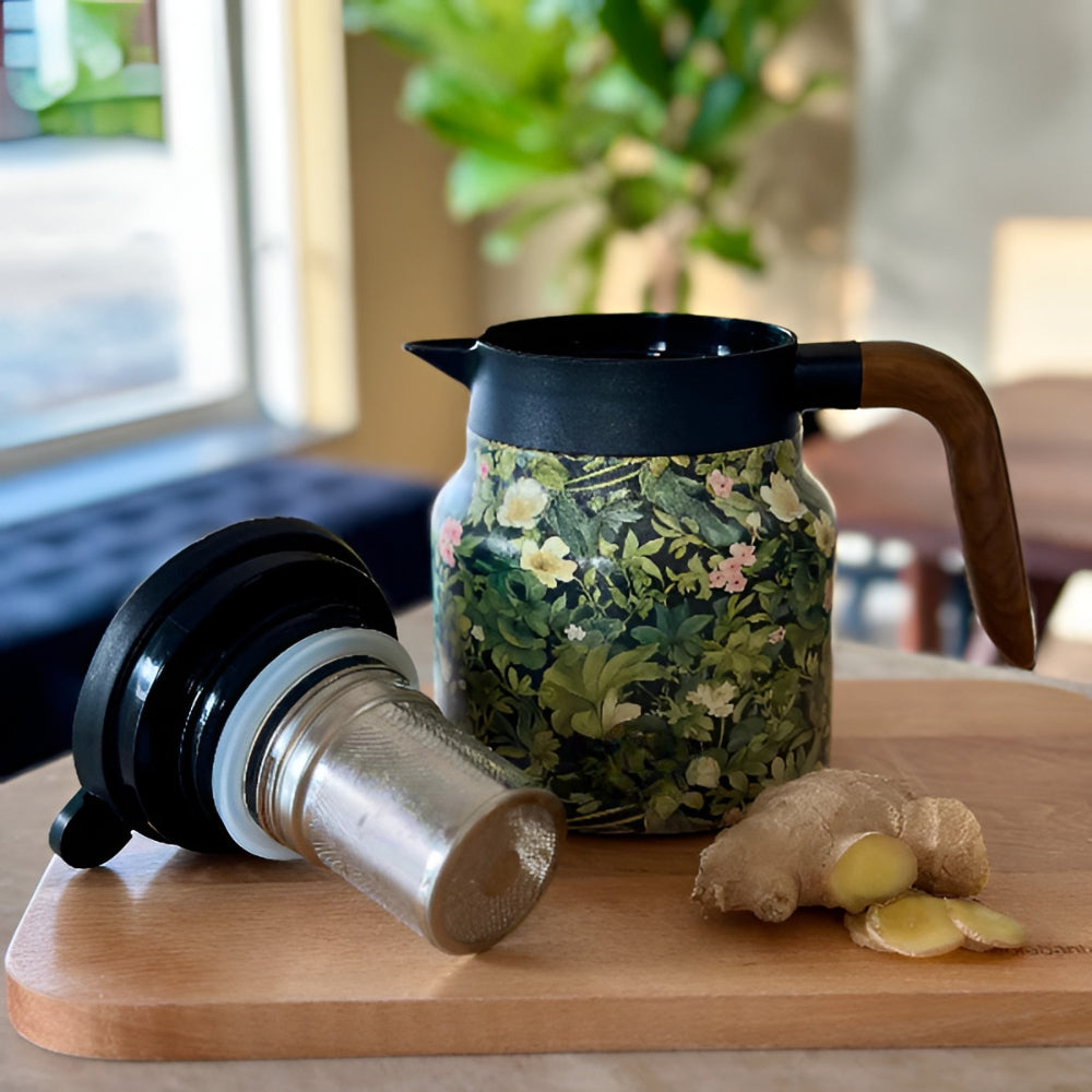 Mother's Day Teapot Thermos Jug Filter DoubleWalled Stainless Steel